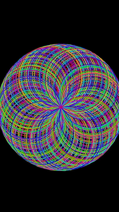 Spirograph circle design in Python / Turtle drawing tutorial / like ...
