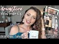 NEW DRUGSTORE MAKEUP TRY ON HAUL + DUPES for my holy grail products!