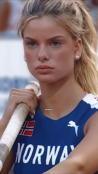 She is going viral over this! 🥶 #polevault #sports #olympics #womenspolevault #sportsshorts