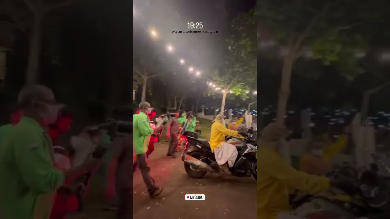 Mysuru welcomes Sadhguru 