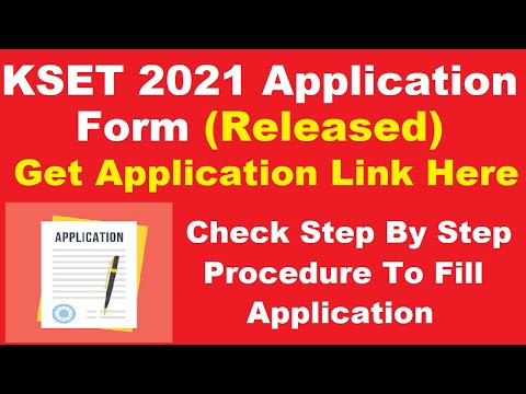 KSET 2021 Application (Started) - How to Fill Karnataka State Eligibility Test 2021 Application Form