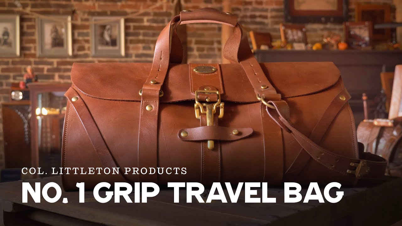 Full-Grain Leather Duffle, No. 1 Grip Travel Bag - USA Made