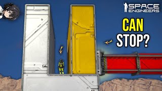 Can we Stop a Piston Press From Crushing us, Space Engineers