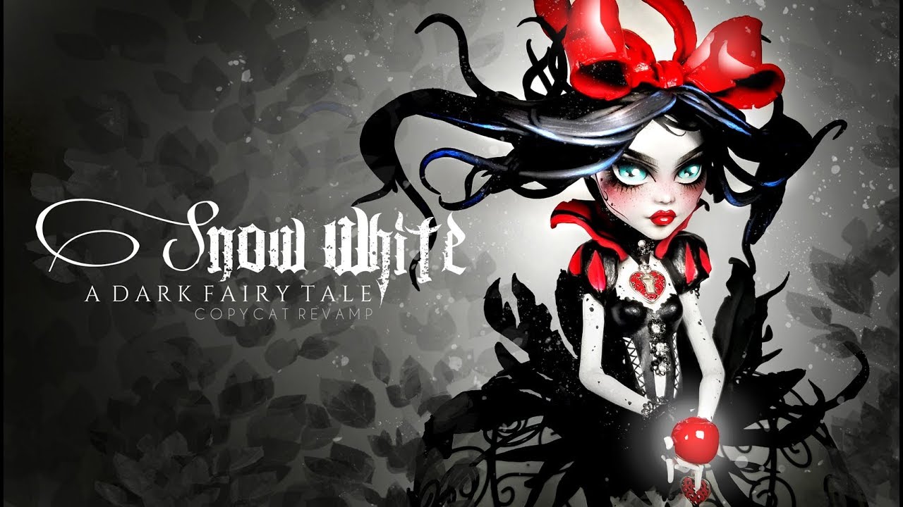 Doll Figurine Repaint SNOW WHITE A Dark Fairy Tale | Monster High Ooak Repaint