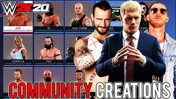 WWE 2K20: COMMUNITY CREATIONS #1