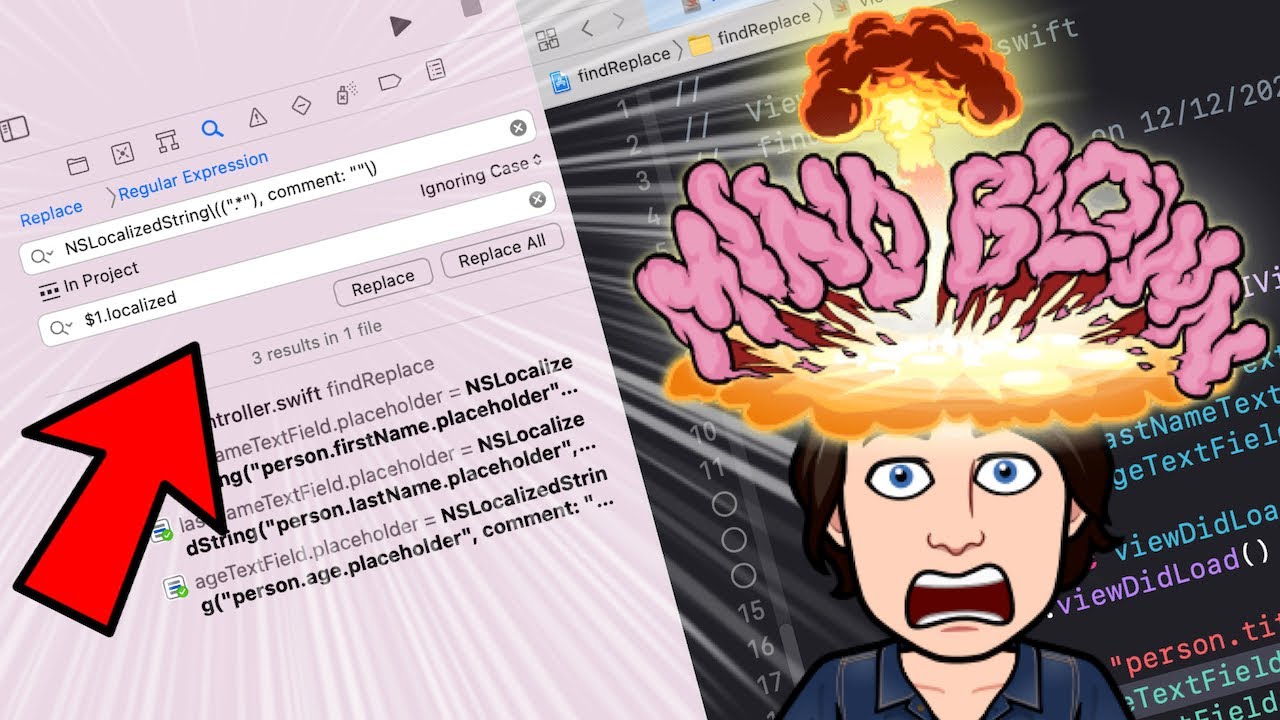Xcode + Regular Expression = 🤯 - YouTube