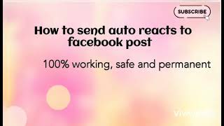 How to get auto likes on Facebook post easy tutorial | Get auto reacts on Facebook post screenshot 5