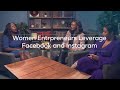 Women entrepreneurs leveraging facebook  instagram