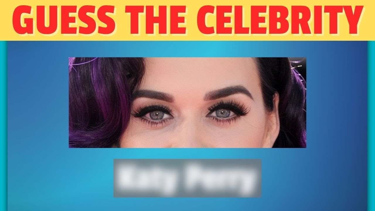 Guess the 50 Celebrities by Their Eyes | Celebrity Quiz Challenge