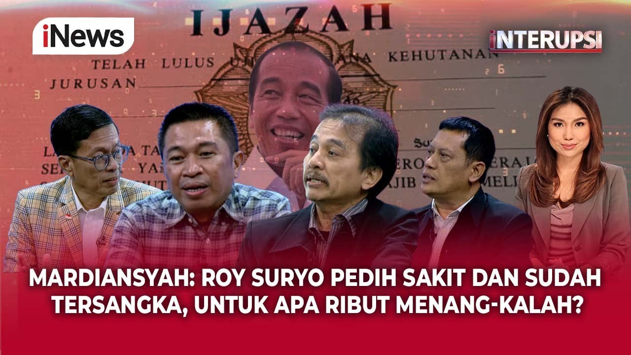 Roy Suryo Cs Cuma Buang Energi! Mardiansyah: Nggak Penting Siapa Menang, Roy Suryo Sudah Tersangka!