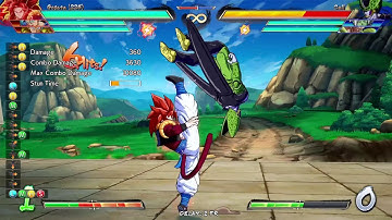 DBFZ SSJ4 Gogeta Corner To Corner Carry Triple J.H 5L Link Combo