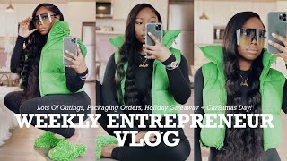 Weekly Entrepreneur VLOG: So Much Going On! Lots Of Outings, Customer Appreciation + Christmas Day!