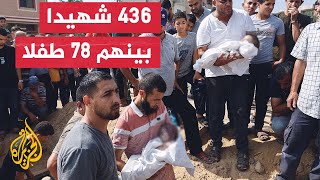 وزارة الصحة في قطاع غزة: ارتفاع عدد الشهداء إلى 436 وإصابة نحو 2300