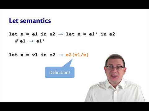 Let Semantics | OCaml Programming | Chapter 9 Video 15