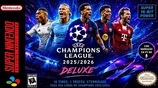 Champions League DELUXE 2026 (MSU1) [SNES] - GAMEPLAY COMPLETA.