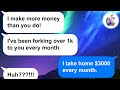 【Apple】Cheater husband said he would only pay alimony if I paid him back for our time together...