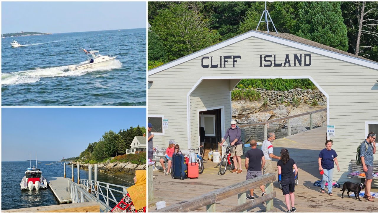Amazing Ferry tour to Cliff Island, Maine/ মেইন স্টেট এর ক্যাস্কো বে