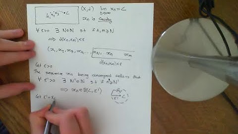 Cauchy Sequences and Convergence