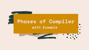 Phases of Compiler with example
