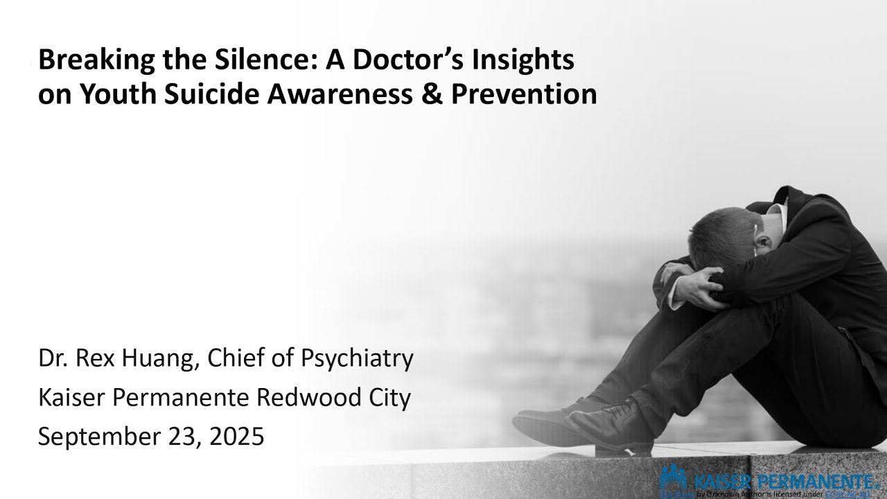 Breaking the Silence: A Doctor's Insights on Youth Suicide Awareness and Prevention