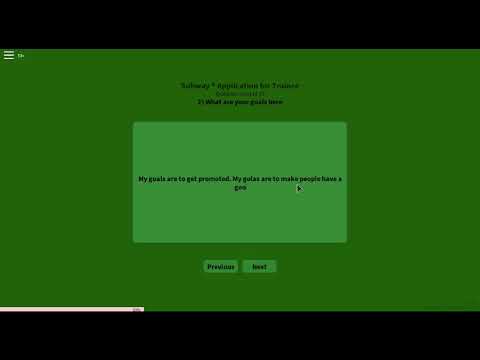 Applying For A Job Roblox Subway Youtube - roblox apply for job