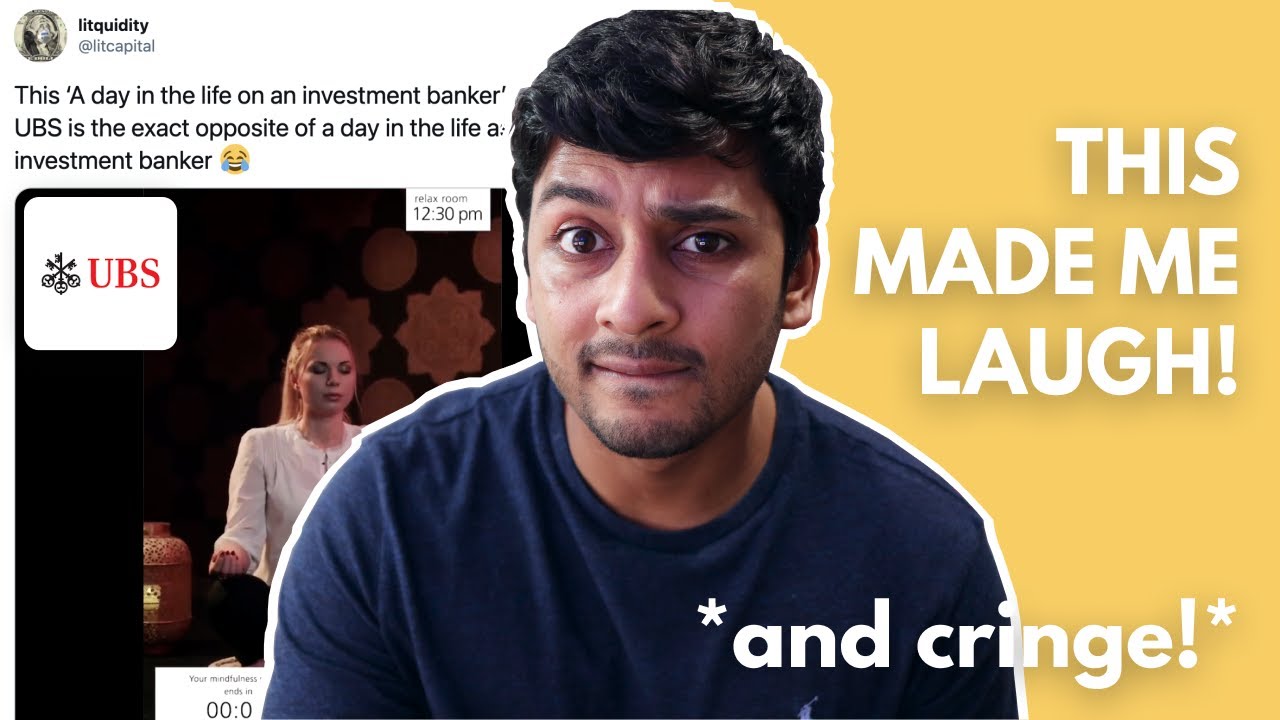 Reacting to cringe investment banking marketing video