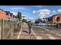 *Pedestrian Jumps Over Barriers* Croes Newydd Level Crossing, Wrexham (12/05/2026)