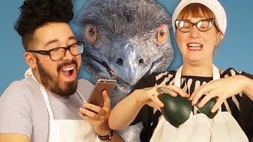 People Cook And Eat Emu Eggs