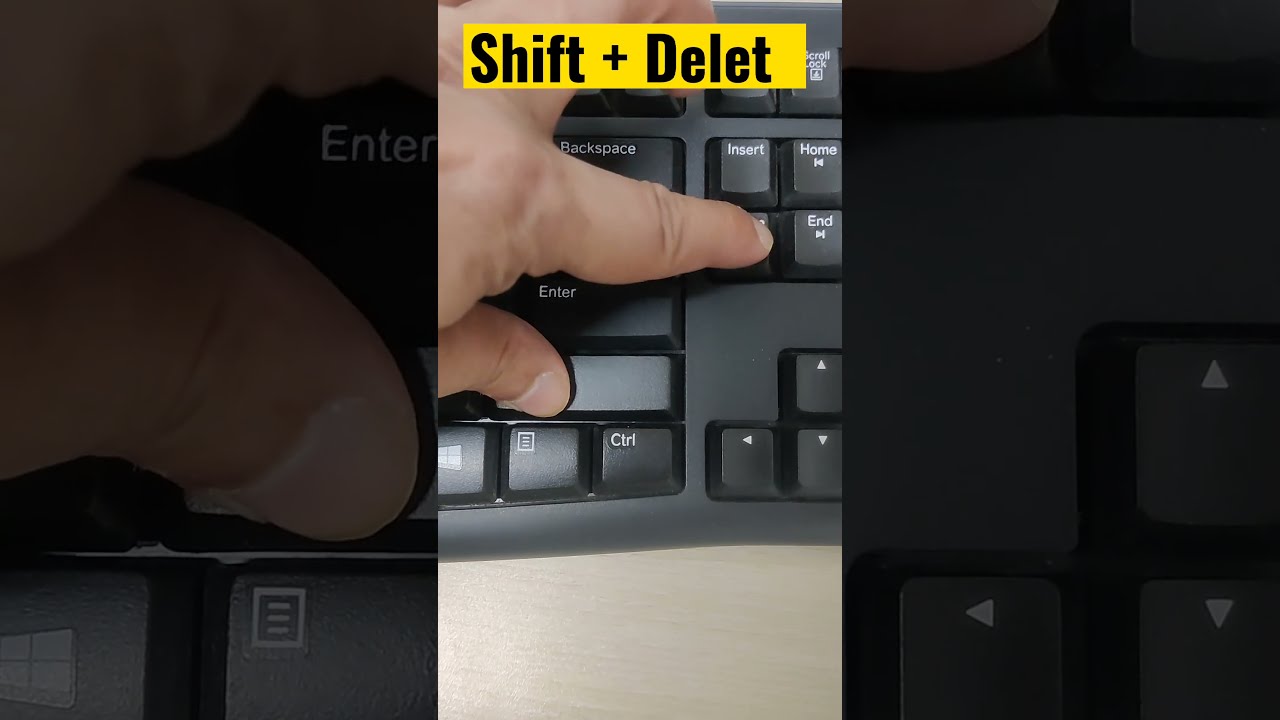 Discover The Secret Shortcut Key To Permanently Delete Any File I Tech Bite Pro Shorts