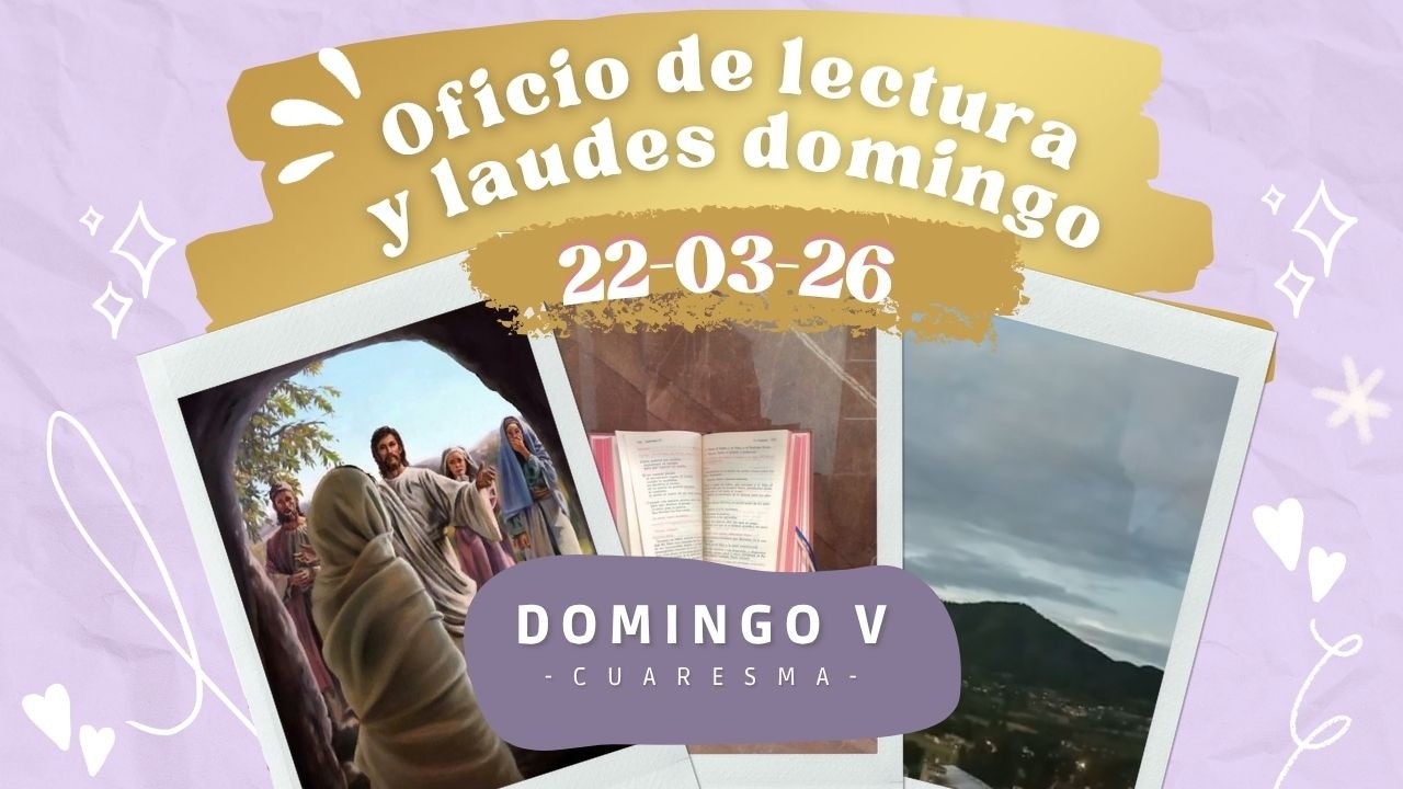 OFICIO DE LECTURA HOY DOMINGO 22 DE MARZO 2026 | DOMINGO V - YouTube