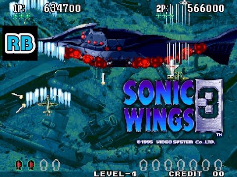 1995 [60fps] Sonic Wings 3 2Players ALL
