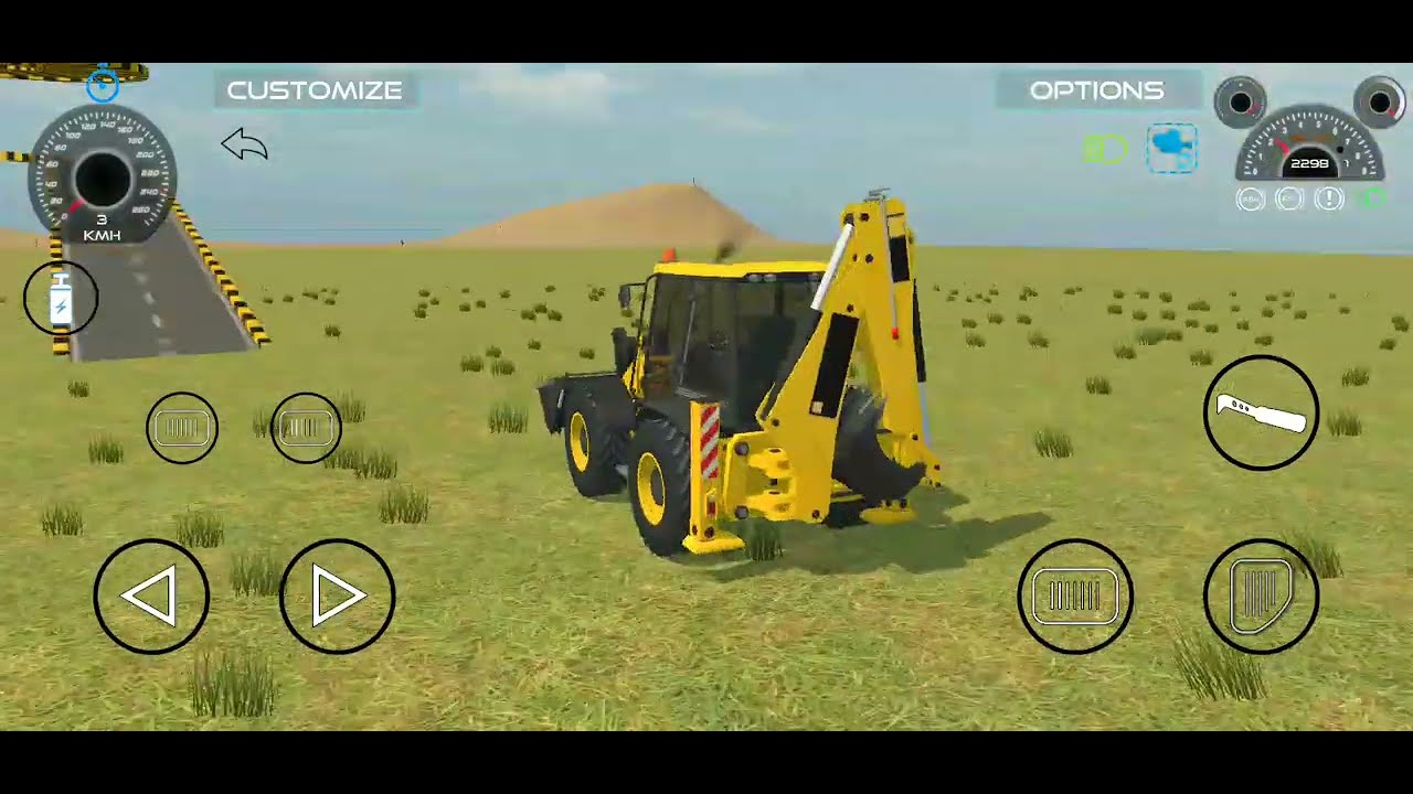 Offroad gameplay with jcb 3dx backhoe loaders Android game YouTube