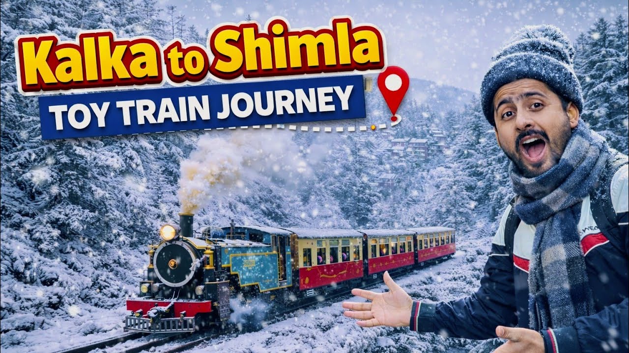 Kalka to Shimla Toy Train Journey in Heavy Snowfall ️|World's haritage ...