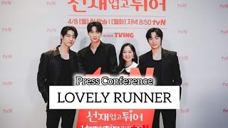 Press Conference Lovely Runner #byeonwooseok #kimhyeyoon #lovelyrunner #kdrama