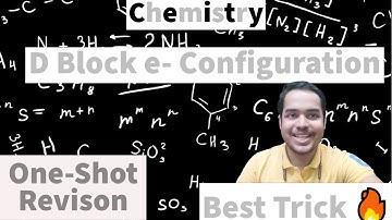 🔥🔥🔥 Best Trick To Remember Electronic Configuration Of D-Block Elements