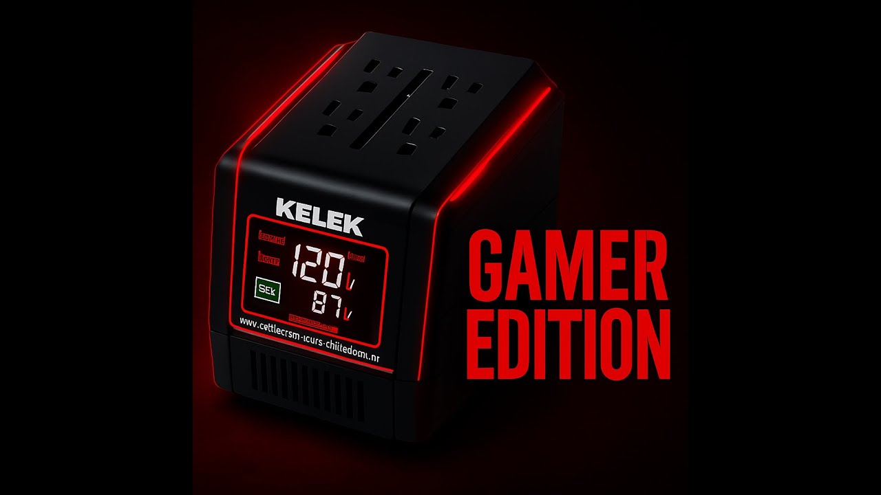 REGULADOR DE VOLTAJE GAMER EDITION 1000W CON LED RGB KELEK