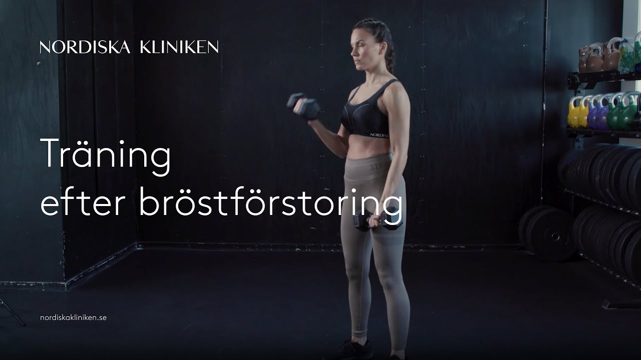 Träning efter bröstförstoring