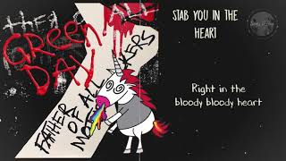 Green Day - Stab You In The Heart (Lyrics)