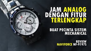 REVIEW NAVIFORCE NF-9196S | JAM TANGAN ANALOG INI PUNYA FITUR YG LENGKAP. BISA FORMAT 24 JAM!!