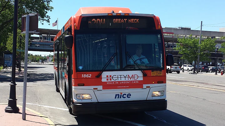 NICE Bus: On Board Orion Vll 3rd Generation CNG [#1862] n20H Bus to Great Neck LIRR