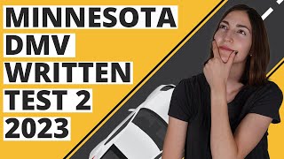 Minnesota DMV Written Test 2 2023 (60 Questions with Explained Answers)