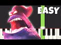 Kraken Theme EASY Piano Tutorial - Hotel Transylvania 3