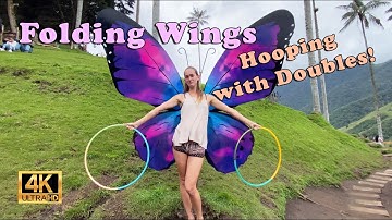 Folding Wings Tutorial - Beginner Double Hooping Moves