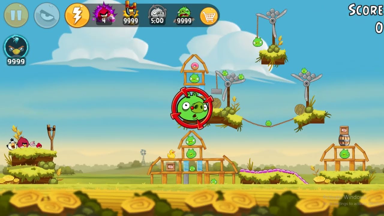 Angry Birds Classic (Android) Piggy Farm All Level 3 Star (Walkthrough Part 13)