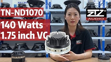 140W Neodymium HF Driver for Line Array😯Compression Driver | ND1070 HF Driver