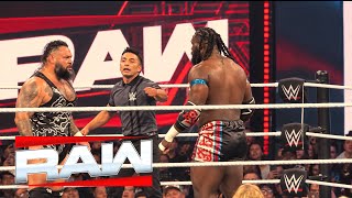 WWE Raw 21 October 2026 Oba Femi vs Bronson reed Full Match | WWE Monday Night Raw 2026 Highlights