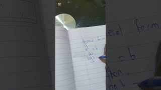 a quick review on logarithms