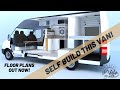 Sprinter Camper Van Blue Prints | SELF BUILD THIS VAN! Floor Plans By @Van Life Builds  ♡