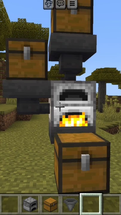 How To Make An Auto Furnace In Minecraft How to make auto furnace in Minecraft - YouTube