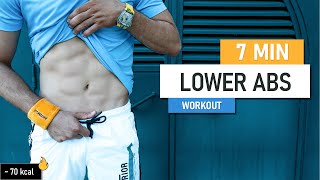 7 MIN LOWER ABS WORKOUT (Burn Belly Fat) | The Bickes
